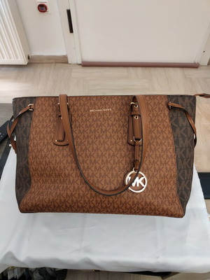 Michael Kors crossbody bag, grey and brown