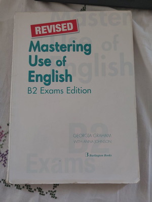 Mastering Use of English B2 Exams Edition book used with pencil notes