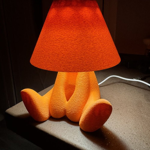 3D Printed Table Lamp with Original Design, made to order