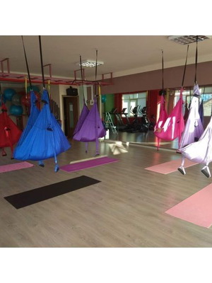 Aerial yoga hammocks used, pack of 5