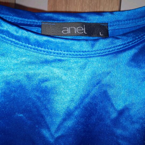 Anel women's crop top like new, blue, size L