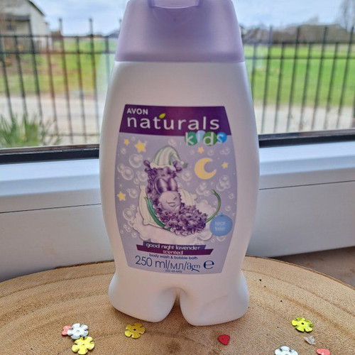 Avon Naturals Kids Good Night Lavender Scented children's bath foam new 250 ml