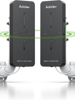AdaLov CPE882 WiFi 6 ασύρματη γέφυρα σετ 2, καινούργιο, συμβατό με Starlink