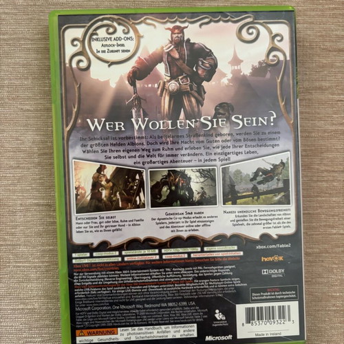 Fable II Xbox 360 PAL used complete