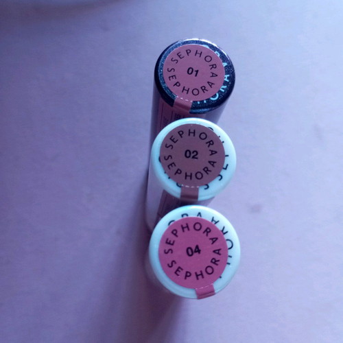 Sephora lipstick set of 3 used