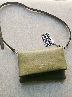 Modissimo crossbody bag new, olive vegan leather