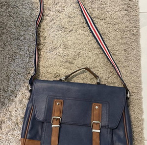 Τσάντα λαπτοπ Aldo - navy blue shoulder messenger bag laptop case