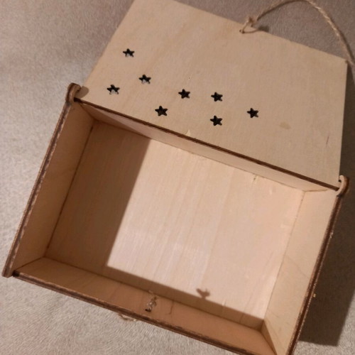 Gift&Design wooden box "STAR" new