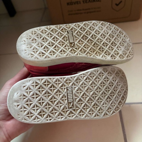 Μποτάκια αστραγάλου Puma 27 αθλητικά παπούτσια μεταχειρισμένα, κόκκινα