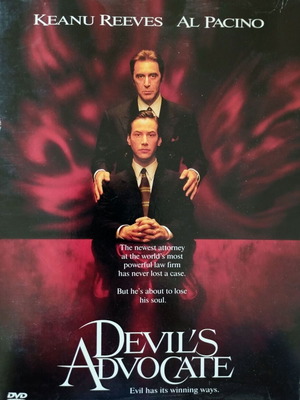Devil's Advocate DVD like new with Greek subtitles