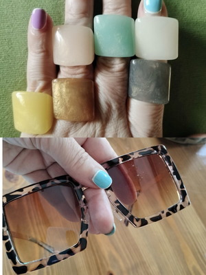 Leopard Sunglasses new with free rings
