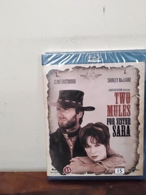 Two Mules for Sister Sara Blu-Ray new with Greek subtitles