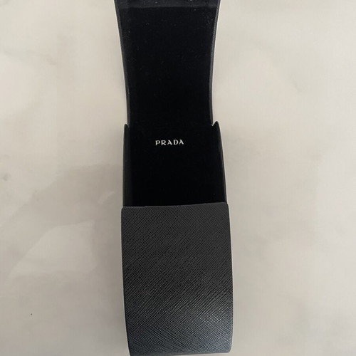 Prada glasses case like new, black