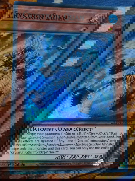 Crystron Quan (Super Rare, Yugioh)