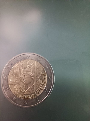 Austria 2 Euro 2018 Republic commemorative coin