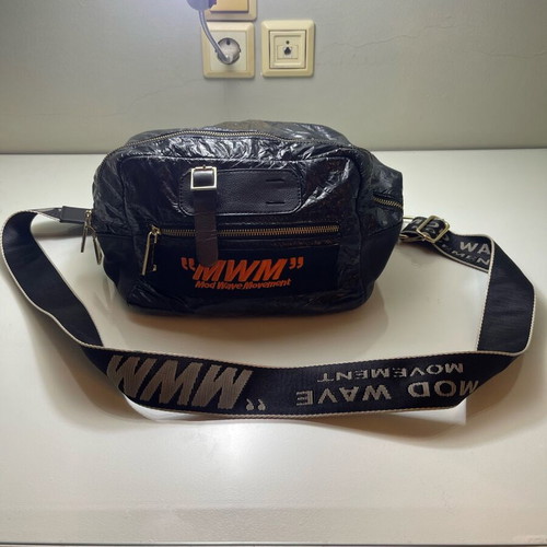 MWM crossbody bag like new, black and orange