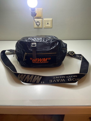 MWM crossbody bag like new, black and orange
