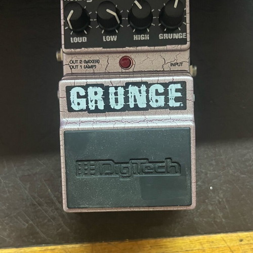 Digitech Grunge distortion effects pedal used