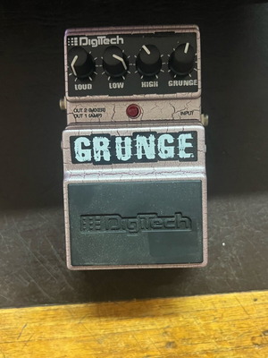 Digitech Grunge Distortion Effects Pedal used