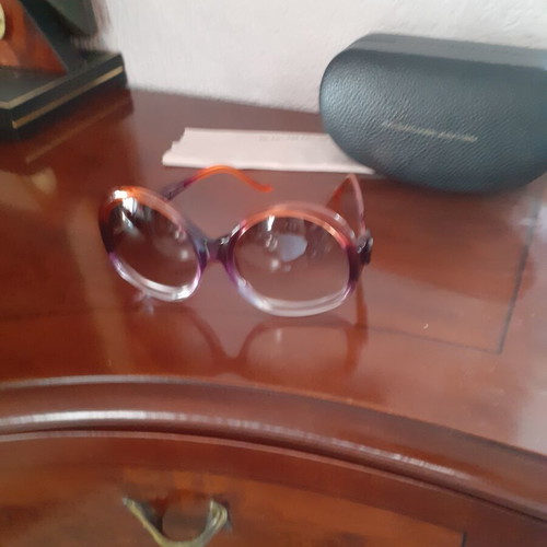 Balenciaga sunglasses like new, purple and orange edition