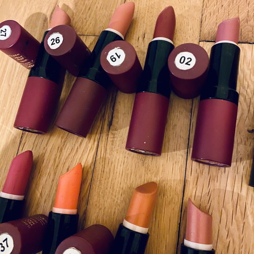 Golden Rose, Grigi and Barbara Bort lipsticks, set of 17