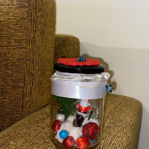 Christmas decorative vase
