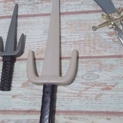 Set of 3 children's plastic swords like new