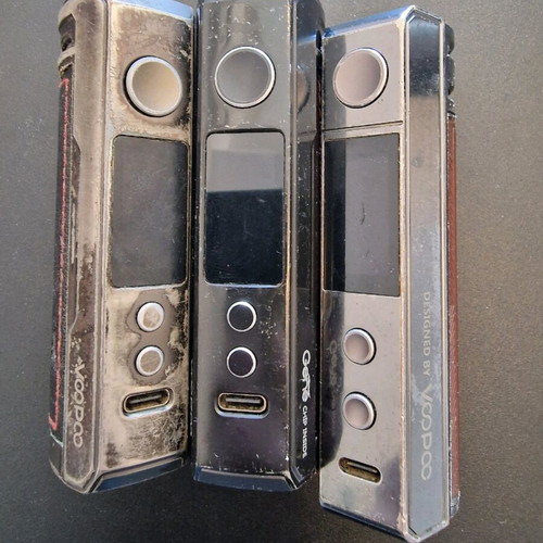 VooPoo vape pack of 3 used, not working