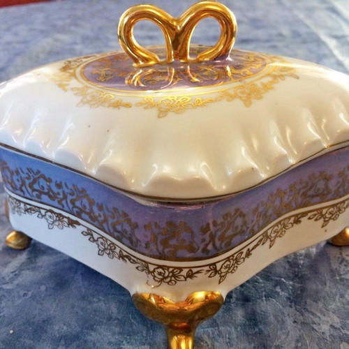 Fondant dish old porcelain Titov Veles