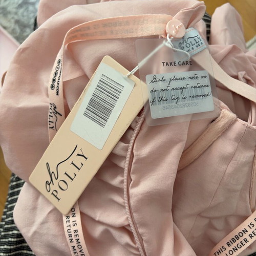 Oh Polly mini dress S new pink