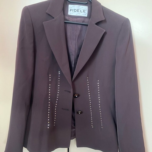Fidele women's brown blazer size 2 like new