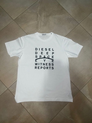 Diesel T shirt new, size M, black and white
