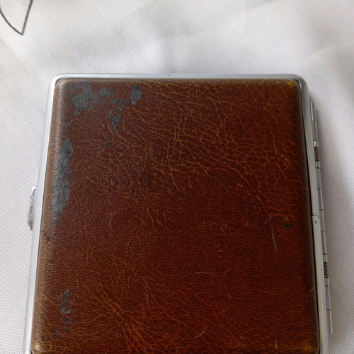 Cigarette cases vintage used, set of two