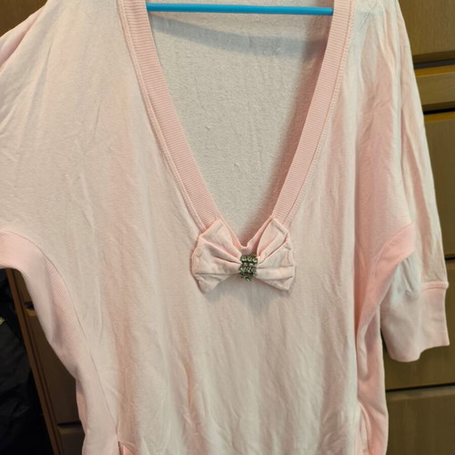 Pink pin up blouse like new small-medium