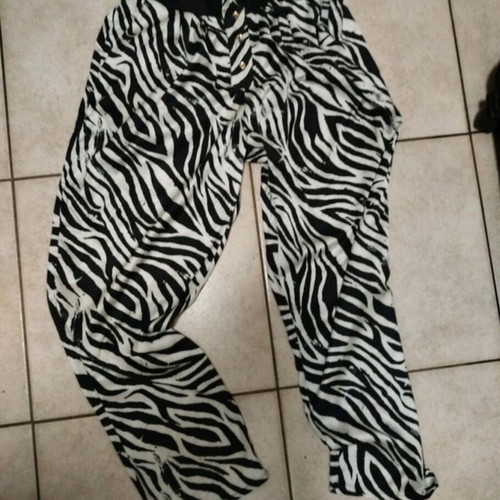 SugarFree women's salvari pants like new, black and white, size M