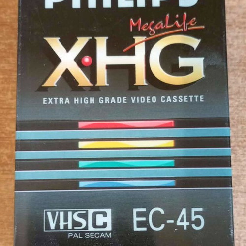 Philips Megalife XHG EC45 video cassette tape new
