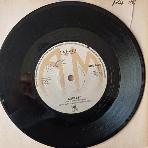 Squeeze Slap & Ticklle single 45rpm like new, rock