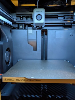 Bambu Lab P1S 3D εκτυπωτής σαν καινούργιο με Hardened Steel Hotend