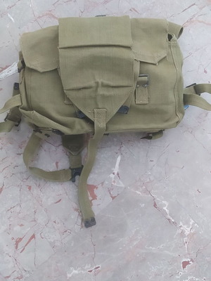 Authentic Greek Army Campaign Set with Canteen, Flask & Case like new
