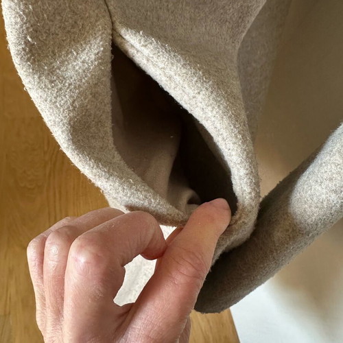 Zara coat like new, beige brown, size XS