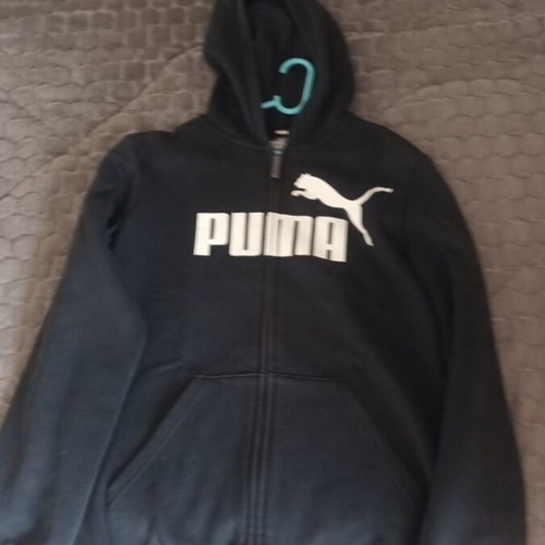 Puma kids' jacket used, size 15/16 years, black