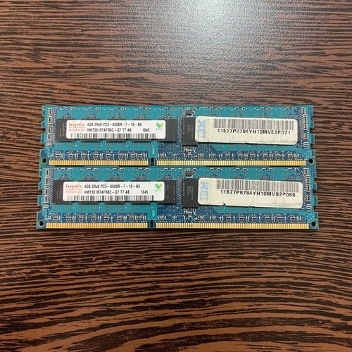 Hynix RAM DDR3 DIMM 8GB (2×4GB) used, fully functional