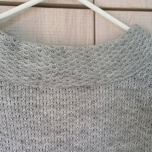 Helmi knitted dress light gray like new, size S