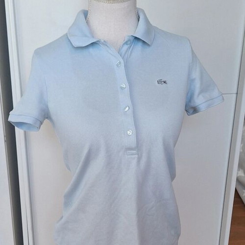 Lacoste light blue polo shirt size 34
