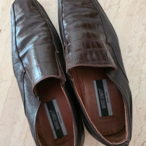 Marco Donati men's leather shoes size 42, brown, new