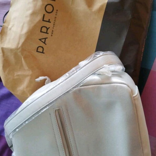 Parfois women's silver backpack new with tag