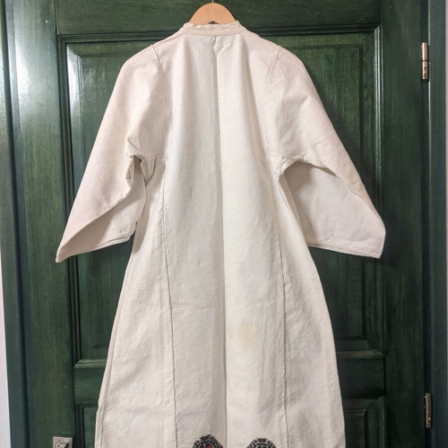 Museum handmade festive shirt used, Florina, early 20th century
