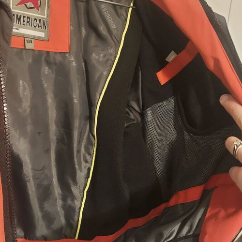 Ski jacket used for 3-4 years old, red unisex