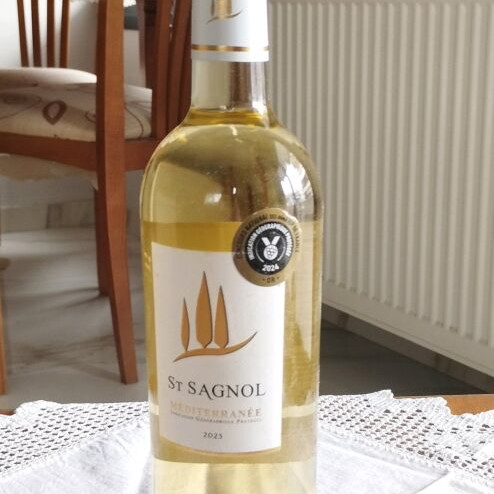 St. Sagnol Méditerranée 2023 white dry French wine sealed