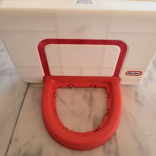 Little Tikes door basketball hoop with adjustable height plastic parts